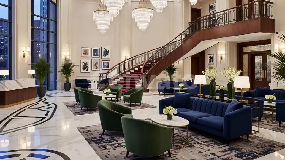Stock preview of a hotel interior